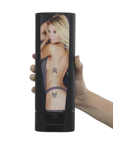Kiiroo Onyx+ Jessica Drake - interaktív maszturbátor férfiaknak (fekete)