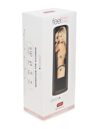 Kiiroo Onyx+ Jessica Drake - interaktív maszturbátor (fekete)