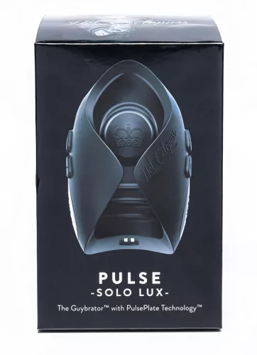 Hot Octopuss Pulse Solo Lux - rádiós maszturbátor férfiaknak (fekete)