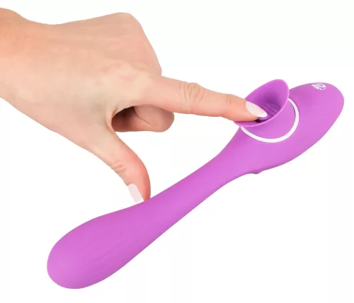 You2Toys 2 Function Vibe - akkus 2in1 vibrátor (lila)