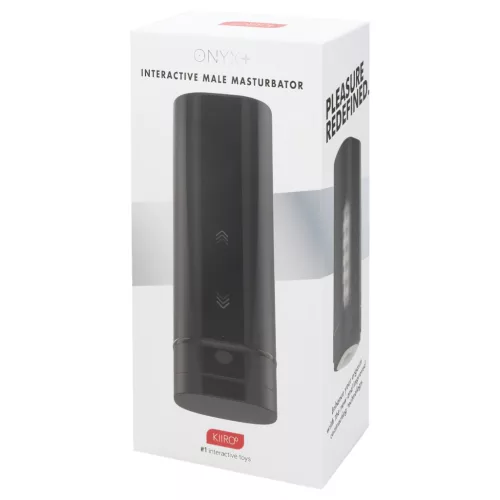 Kiiroo Onyx+ - interaktív maszturbátor férfiaknak (fekete)