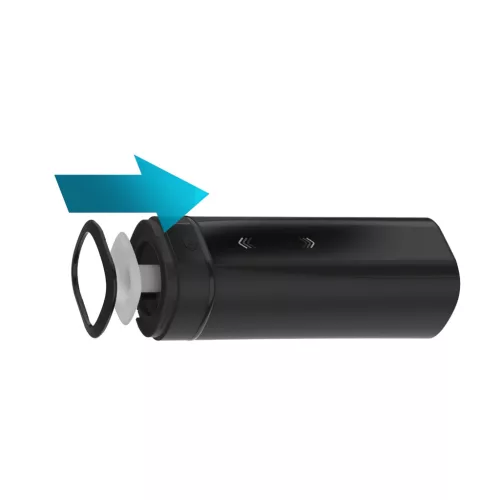 Kiiroo Onyx+ - interaktív maszturbátor férfiaknak (fekete)