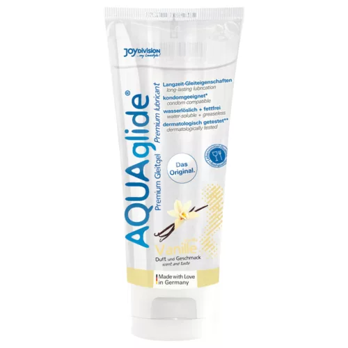 / AQUAglide vízbázisú síkosító - vanília (100ml)