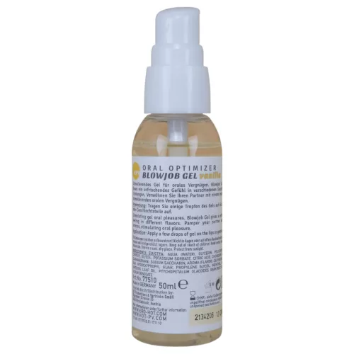 HOT - Blowjob Gel - orál síkosító gél - vanília (50 ml)
