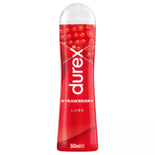 Durex Strawberry - epres ízű vízbázisú síkosító (50 ml)