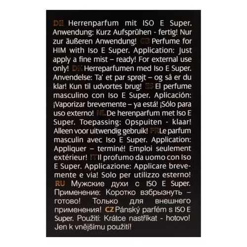P6 Iso E Super - feromon parfüm szuper férfias illattal (30 ml)