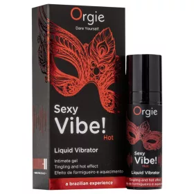   Orgie Sexy Vibe HOT - epres, melegítő folyékony vibrátor (15 ml)