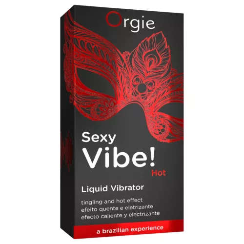 Orgie Sexy Vibe HOT - epres, melegítő folyékony vibrátor (15 ml)