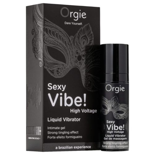 Orgie Sexy Vibe High Voltage - unisex folyékony vibrátor (15ml)