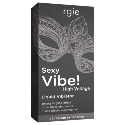 Orgie Sexy Vibe High Voltage - unisex folyékony vibrátor (15ml)