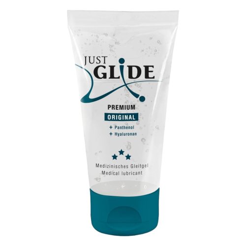Just Glide Premium Original - vegán, vízbázisú síkosító (50ml)