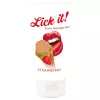 Lick it! - 2in1 ehető síkosító - eper (50 ml)