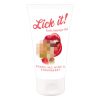 Lick it! - 2in1 ehető síkosító - pezsgő-eper (50ml)