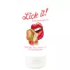 Lick it! - 2in1 ehető síkosító - pezsgő-eper (50 ml)