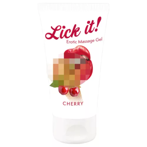 Lick it! - 2in1 ehető síkosító (cseresznye, 50 ml)