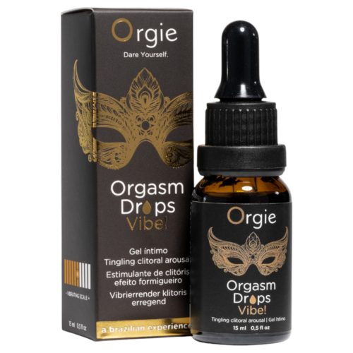 Orgie Orgasm Drops Vibe - bizsergető intim gél nőknek (15ml)