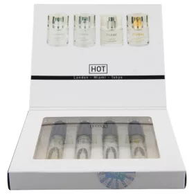 HOT LMTD feromon parfüm csomag nőknek (4 × 5 ml)