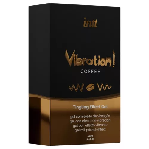 Intt Vibration! - folyékony vibrátor - kávé (15 ml)