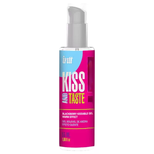 Intt Kiss and Taste - melegítő hatású síkosító gél - szeder (55 ml)