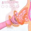 / Sunfo - 2in1 mellbimbó vibrátor (pink)