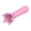 / Sunfo - 2in1 mellbimbó vibrátor (pink)