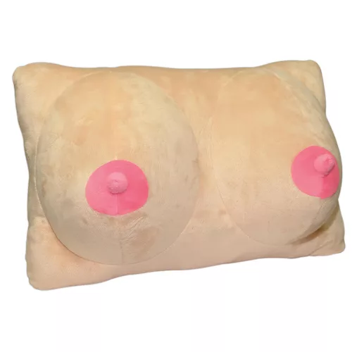 Mellformájú plüsspárna
