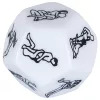 12 oldalú szex dobókocka (fehér)