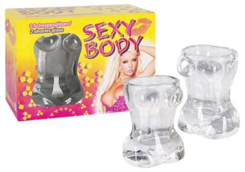 Sexy Body - kis üvegpohár szett (2db)