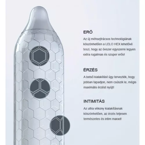 / LELO Hex Original - luxus óvszer (1db)