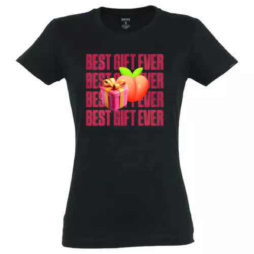 Best Gift Ever - női póló (fekete)