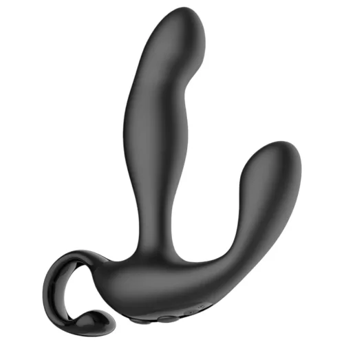 Funny Me Finger Wiggle - rádiós prosztata vibrátor (fekete)