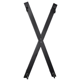   ZADO - András kereszt falra szerelhető bondage kötöző szett (fekete)