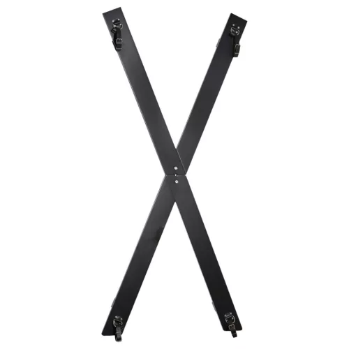 ZADO - András kereszt falra szerelhető bondage kötöző szett (fekete)