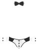 Svenjoyment - férfi pincér tanga jelmez szett (fekete-fehér)