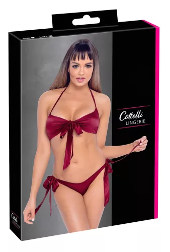 / Cottelli - bikini fazonú melltartó szett (piros)