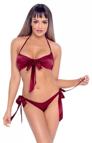 / Cottelli - bikini fazonú melltartó szett (piros)