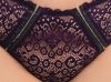 Cottelli Plus Size - áttetsző mintás melltartó szett (lila)