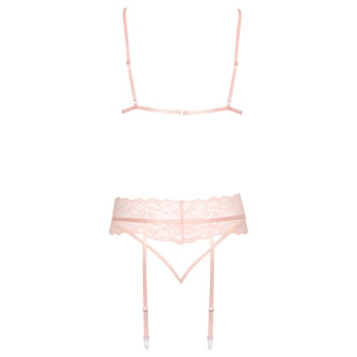 Kissable - csipke fehérnemű szett (pink)