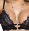 / Abierta Fina - nyitott, csipke melltartó szett (fekete)