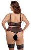 Cottelli Plus Size - melltartó szett (piros)