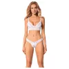 Obsessive Set Heavenlly - csipkés melltartó szett (fehér)
