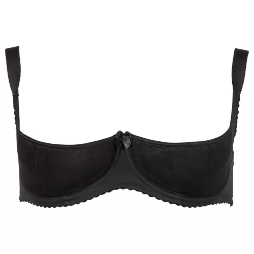 Cottelli Plus Size - push-up mellemelő (fekete)