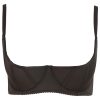 / Cottelli Plus Size - merevített mellemelő (fekete)