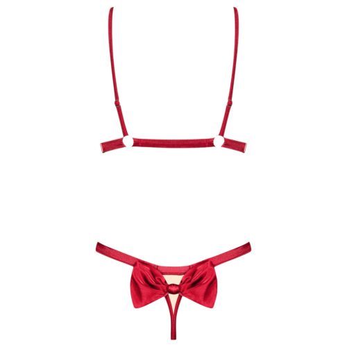 Obsessive Rubinesa - pikáns fehérnemű szett (piros)