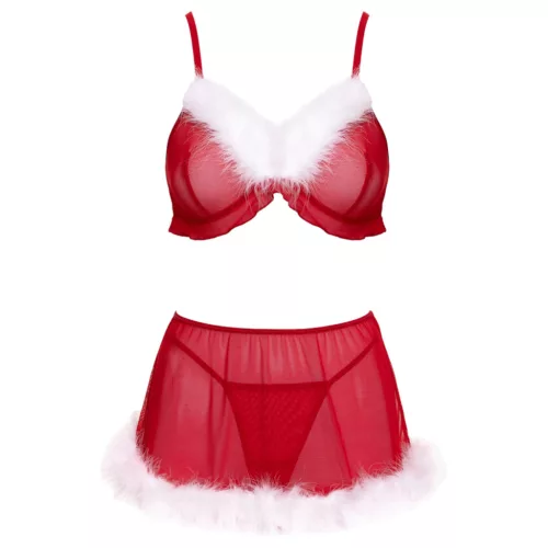 / Cottelli - Xmas fehérnemű szett (piros)