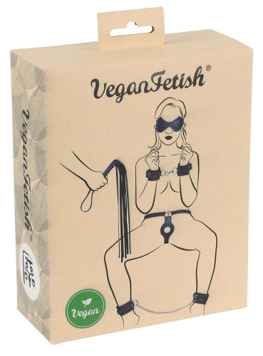 / Vegan Fetish - kötöző szett (7 részes) - fekete