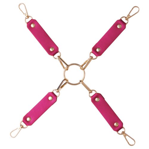 Bad Kitty - bondage szett - 7 részes (piros)