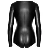Noir - fényes hosszú ujjú body (fekete)