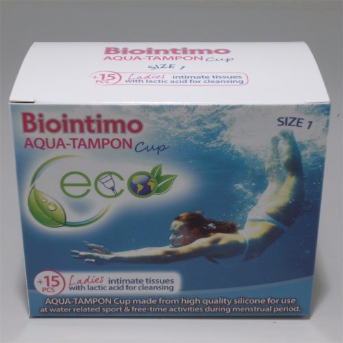 Biointimo aqua tampon cup (KEHELY) 1-es méret 1 db