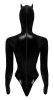 Black Velvet - hosszúujjú Batwoman body (fekete)